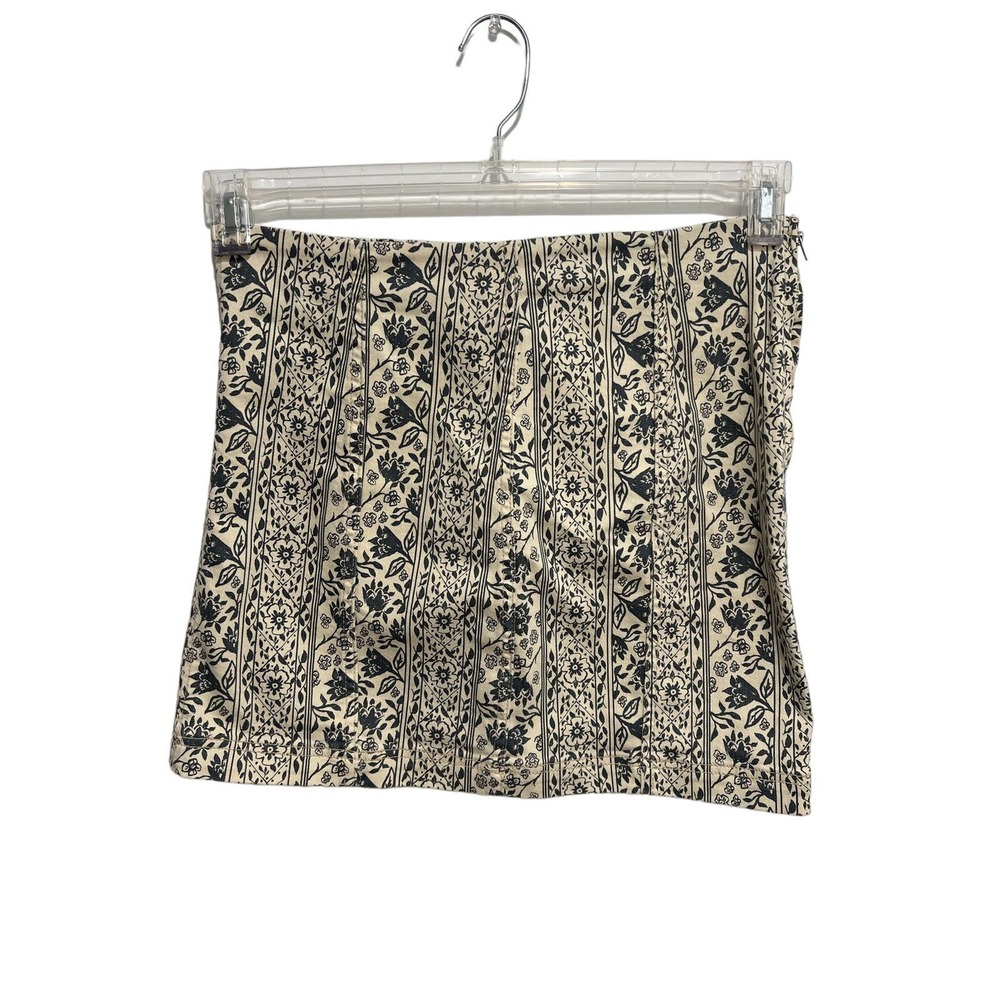 Free People Femme denim mini skirt with zipper